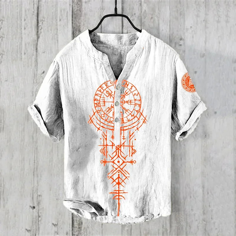 Spring and Summer Men's and Women's Shirts Independent Station Casual Hawaiian Style Shirts Men's Tops 100% Linen New Hot Sale Good Vibrations
