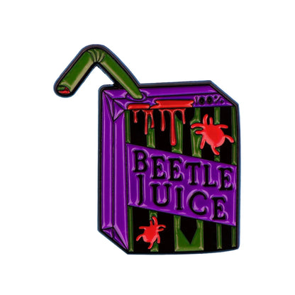 Halloween Accessories Horror Series Enamel Pin Men Women Lapel Pins for Backpack Iron Badges Brooch for Clothes Holiday Gifts Good Vibrations