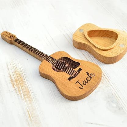 1 Guitar Lover Gift Set - Personalized Engraved Guitar Picks, Perfect for Anniversaries or Gifts for Father, Brothers or Friends Good Vibrations