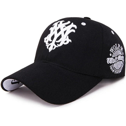 Totem Embroidered Baseball Cap Fashion Men Women Caps Spring And Summer Snapback Hip Hop Hat Adjustable Flame Sun Shading Hats Good Vibrations