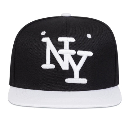 Unisex NY Letter Embroidery Hip-hop Hats Spring Autumn Outdoor Adjustable Casual Baseball Caps Sunscreen Hat Sports Cap Good Vibrations