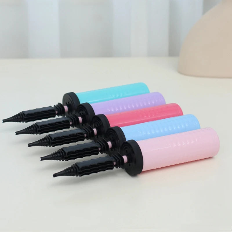 Balloon Pump Balloon Accessories Balloon inflator hand push Air Pump Wedding Valentine Birthday Party Decoration Tools Good Vibrations