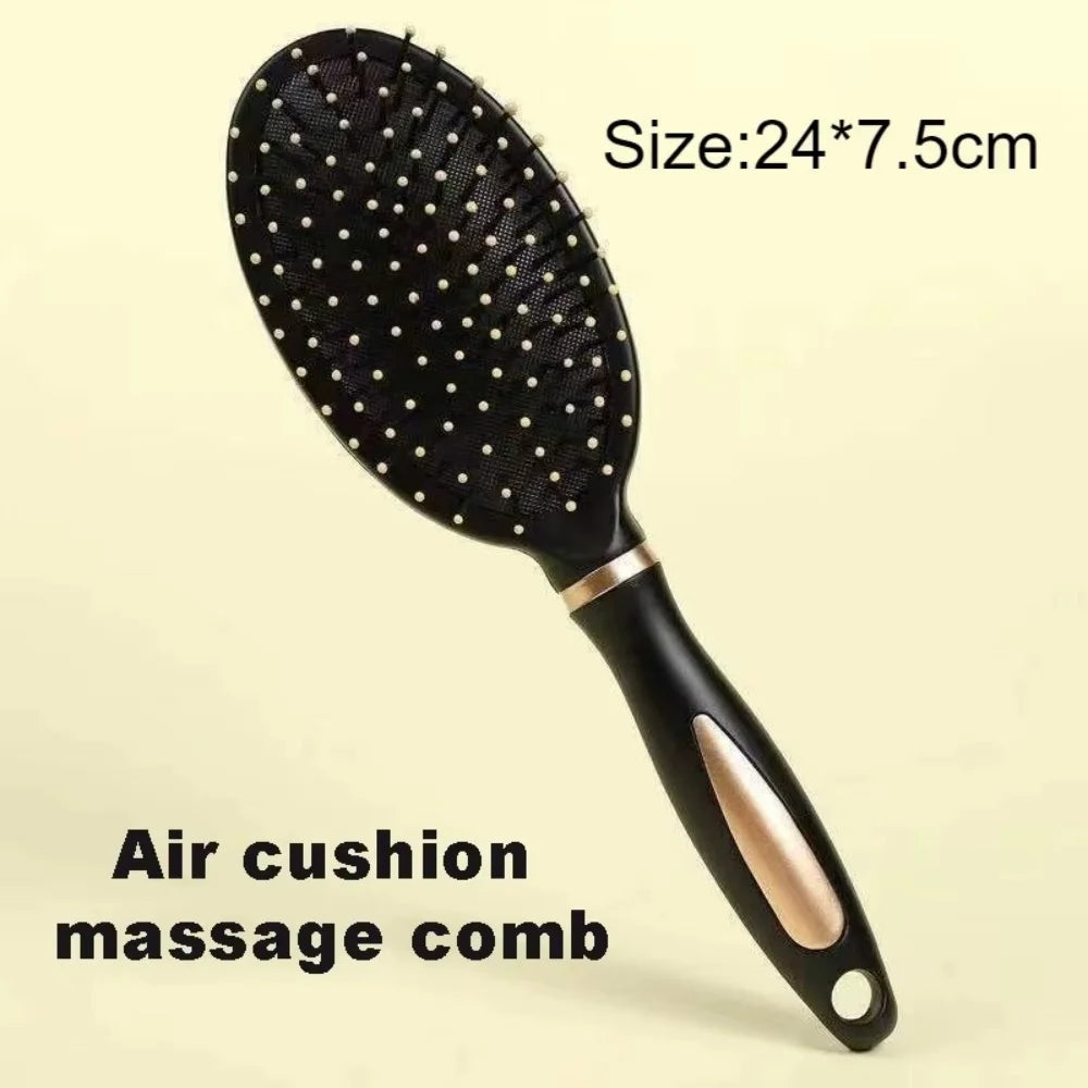 Professional Salon Straight Smooth Paddle Hair Brush Large Hairdressing All Hair Type Hairbrush Styling Comb for Women Men Good Vibrations