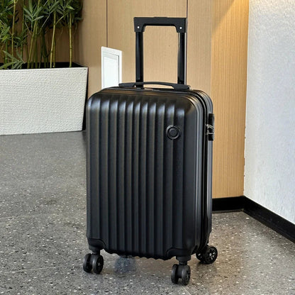 New 20inch Luggage, Carry-On Trolley Case, Pc Thickened Hard Shell Material, High-Strength Compression Resistance, Suitable for Both Men and Women Good Vibrations