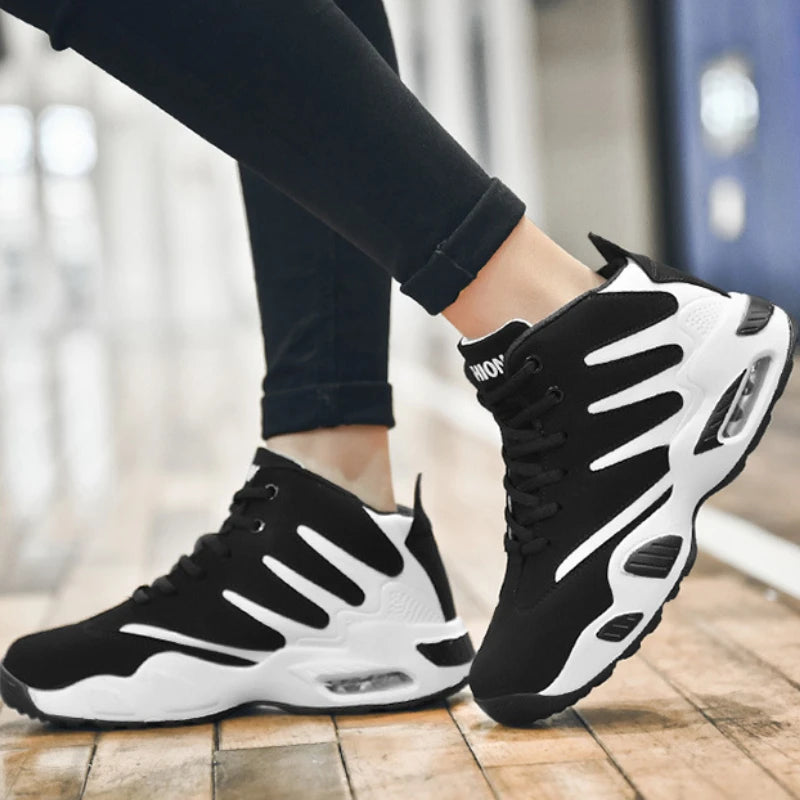 High Top Sneakers for Men Designer Multi Function Basketball Shoes Breathable Male Running Shoes Fashion Men Shoes High Quality Good Vibrations