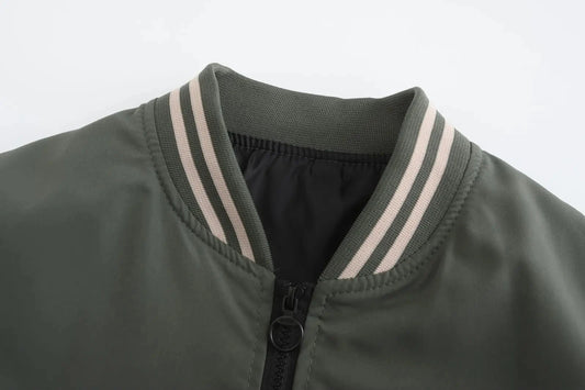 Spring and Autumn Fashion Men's Jacket Color Contrasting Casual Baseball Men's Jacket Clothing New Chaquetas Baseball Jacket Good Vibrations