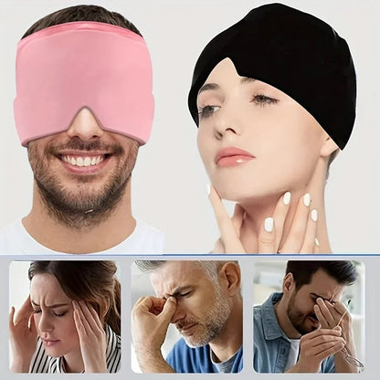 Ice Cap Hat headache hat Gel Hot Cold Ice Cap For Ice Hat Eye Mask Stress Pressure Good Vibrations