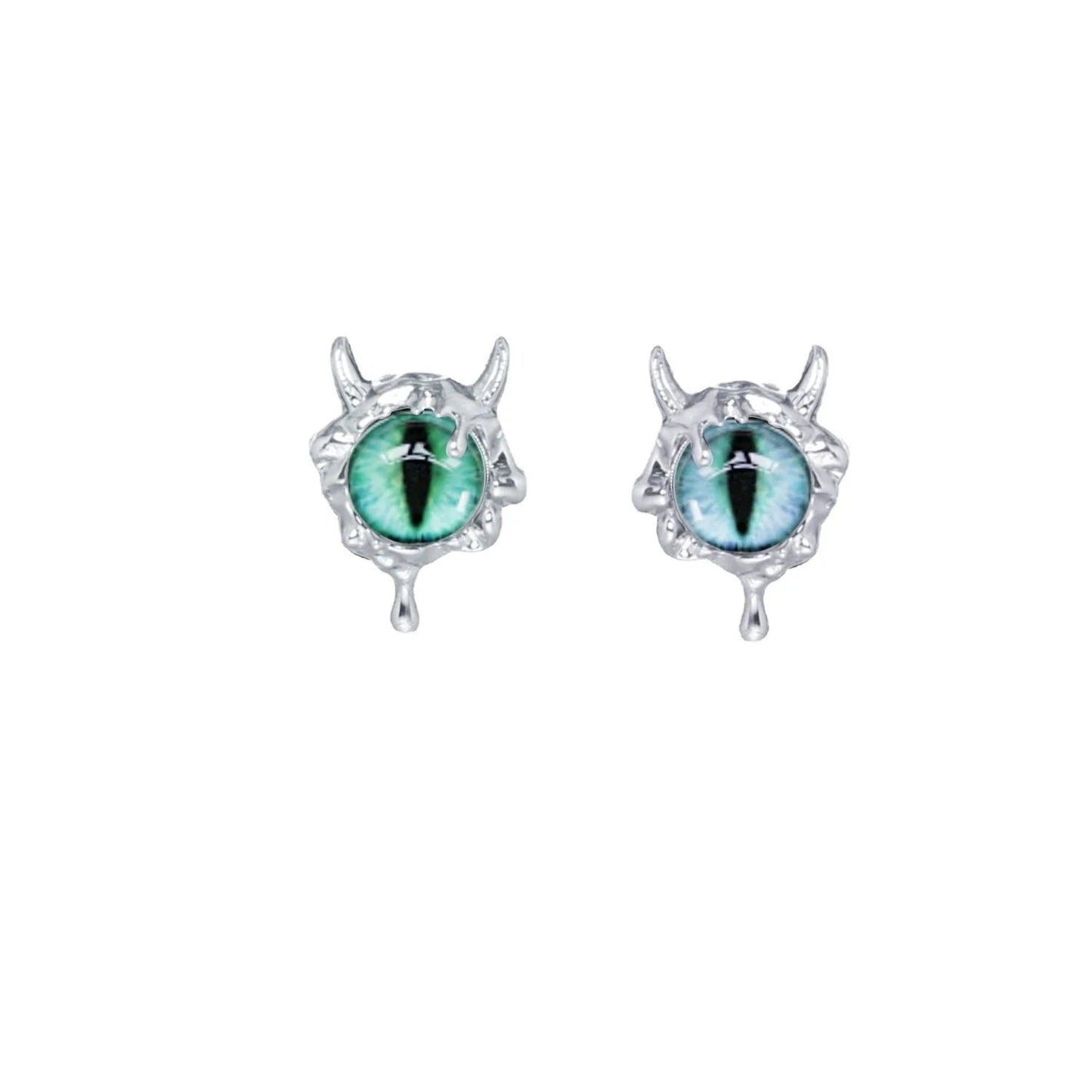 Kiss Jewelry Halloween Little Monster Wing Bat Eye Stud Earrings Women Cute Animal Eye Punk Earring Girls Y2K Brincos Party Gift Good Vibrations