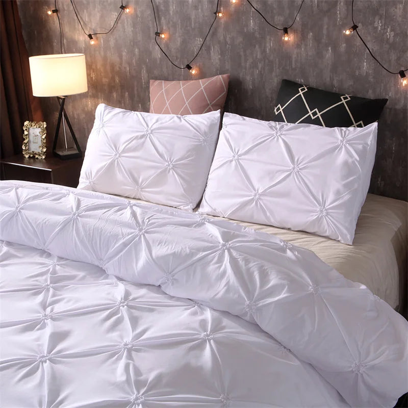 Queen Comfort Set 3Pieces, Gray Bed in a Bag Comforter Set for Bedroom, Beddding Sets without Comforter, Duvet cover&Pillowcases Good Vibrations