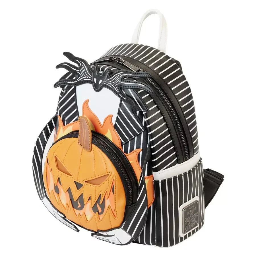 The Nightmare Before Christmas Jack Pumpkin Glow Backpack Backpack for Schoolbag Daypack Bookbags for Women Kids Teens Good Vibrations
