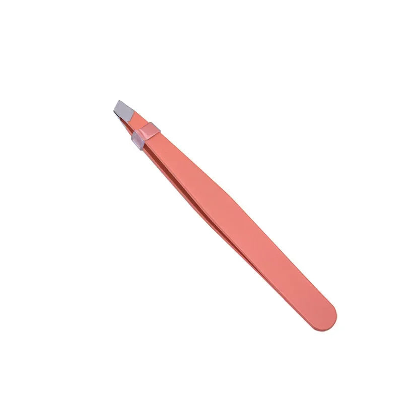 1pc Stainless Steel Eyebrow Tweezer Face Hair Removal Tweezers Colorful Makeup Eyelash Tweezer Eye Brow Clips Makeup Tools Good Vibrations