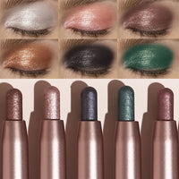 Double-head Eyeshadow Stick Pink Brown Green Black Eyeshadow Pen High Gloss Pearly Metallic Eye Shadow Sticks Waterproof Make Up Good Vibrations