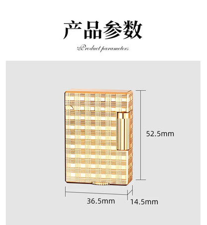 Metal Stripe Loud Lighter Unusual Lighters Cigarette Lighter Creative Wheel Lighter Butane Gas Lighter Open Fire Square Lighter Good Vibrations Adult Super Store