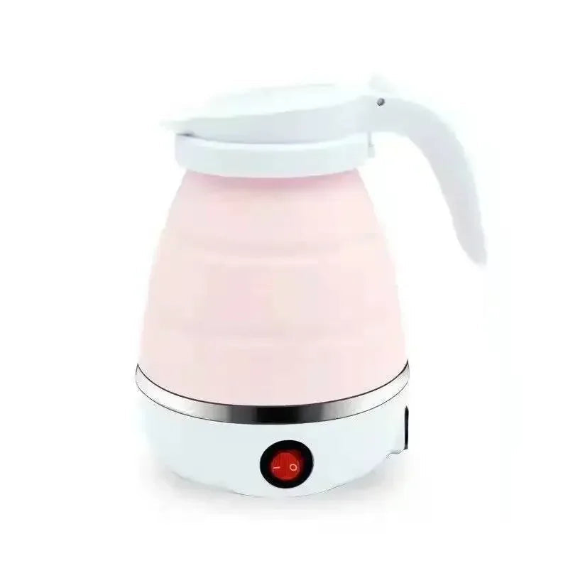 Electric Kettle Mini Foldable Water Heater 600ml Home Hot Water Kettle Portable Kitchen Kettle 220V Travel Home Electric Kettle Good Vibrations