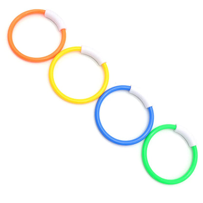 Swimming Diving Toys Children's Fish Dolphin Buoy Pool Treasure Hunt Diving Water Diamond Kids Water Game Toys Set Reusable Gift Good Vibrations