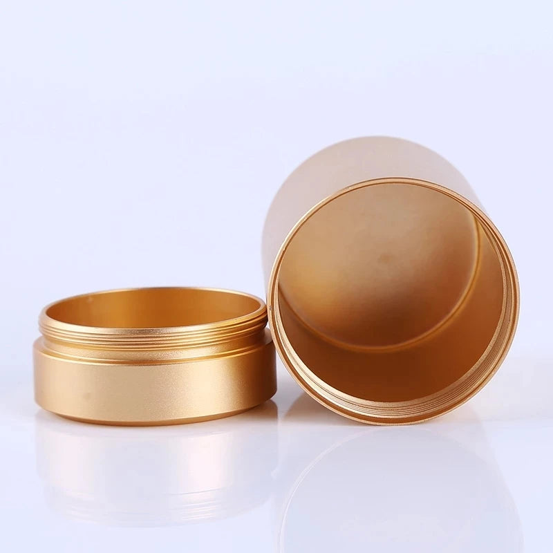 New Airtight Smell Proof Container Quality Stainless Steel Mini Tea Cans Herb Stash Jar Tea Coffee Storage Box Tea Caddies Box Good Vibrations Adult Super Store
