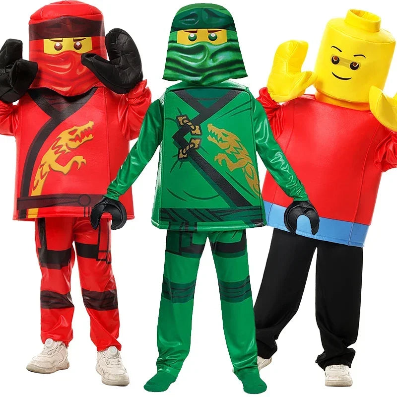 2025 Halloween Ninja block Halloween Costume Good Vibrations