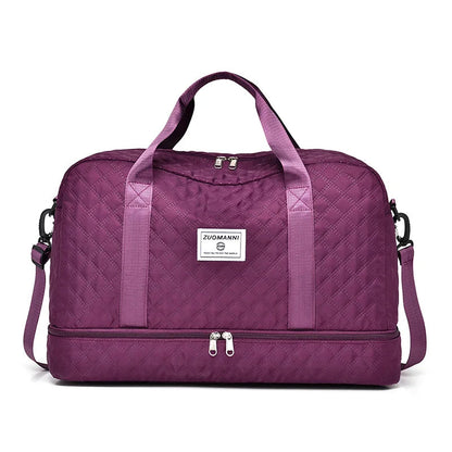 Lightweight Luggage Bag, Large Capacity Travel Duffle Bag Gym Tote Bags, Shoulder Weekender Overnight Bag Good Vibrations Adult Super Store