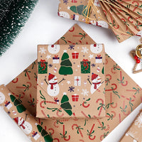 Christmas Gift Wrapping Paper Gift Wrapping Paper Christmas Trees Packaging Gift Paper Suitable for Birthdays and Festivals Good Vibrations
