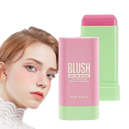 Makeup Blush Stick Waterproof Multi-purpose Facial Nourishing Blush Stick  Cheek Natural Blusher Cute Korean Makeup for Women Good Vibrations