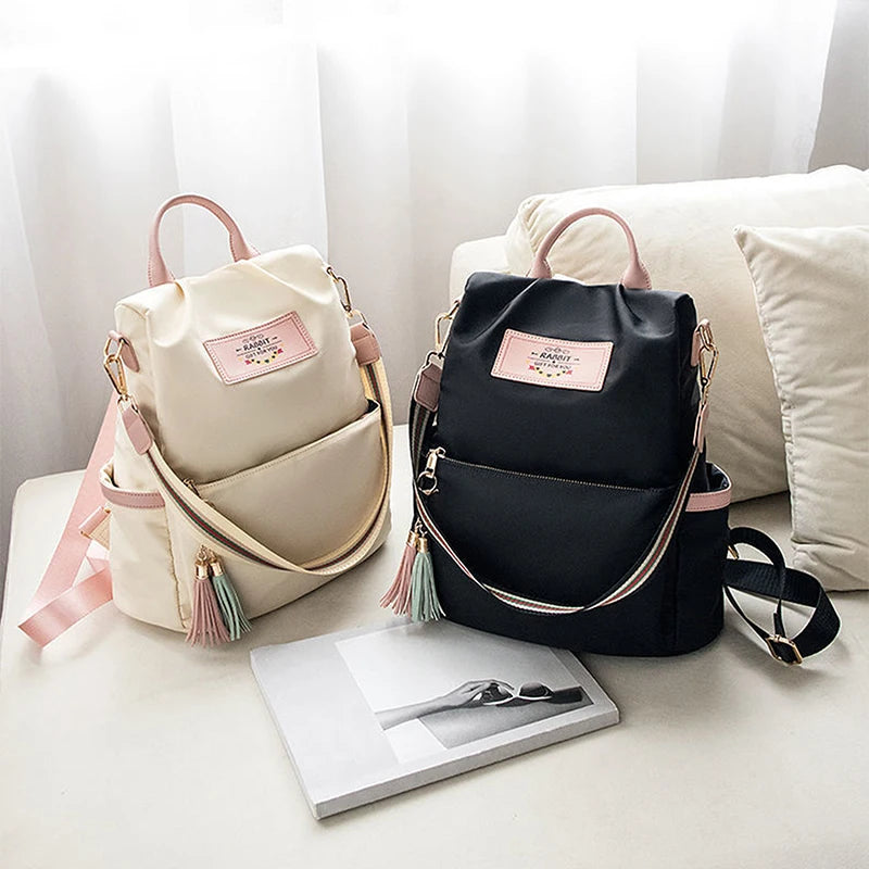 New High Quality Women's Shoulder Bag Large Capacity Oxford Cloth Bags Ladies Backpack Woman Color Tote Women Shoulder Backpacks Good Vibrations Adult Super Store