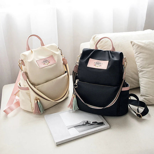 New High Quality Women's Shoulder Bag Large Capacity Oxford Cloth Bags Ladies Backpack Woman Color Tote Women Shoulder Backpacks Good Vibrations Adult Super Store