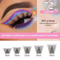 Eyelashes 280PCS Clusters Lash Bond and Seal Makeup tools DIY Lashes Extension kit for gluing Lashes Gluing Glue Accessories Good Vibrations