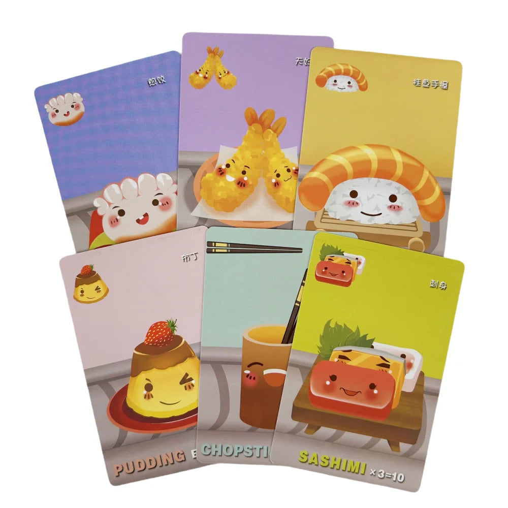 Sushi Go Card Game - Sushi Go Party! The Pick&Pass Card Game,Family Fun Cards, Perfect for Parties & Home Board Deck Wholesale Good Vibrations