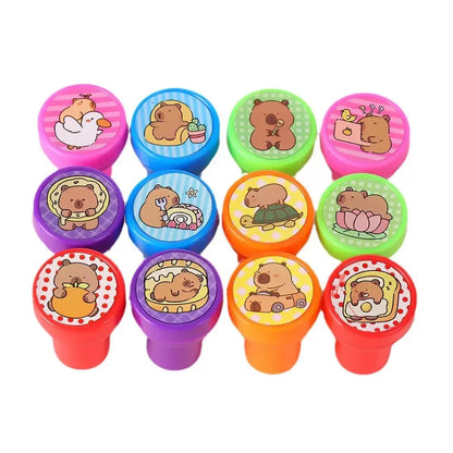 Cartoon Capybara Birthday Party Decoration Disposable Tableware Cup Plate Napkins Tablecloth Banner Baby Shower Party Supplies Good Vibrations