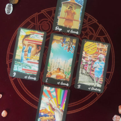 Hot Selling The Bad Ass Tarot Leisure Entertainment Card Family Gathering Divination Deck Tarot Board Playing Card Game Good Vibrations