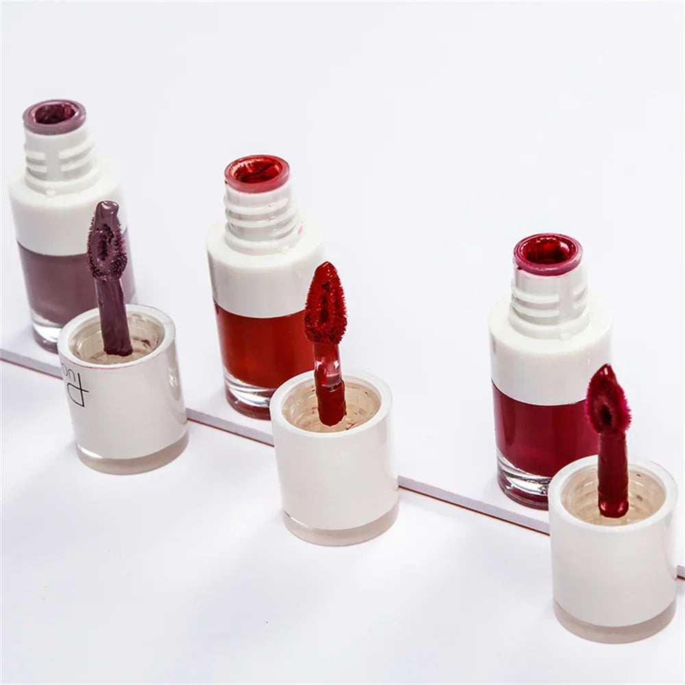 1PC Sexy Pink Women's Lipstick 16 Colors Lasting Waterproof Liquid Pencil Matte Liquid Lipsticks Makeups Non-Stick Cup Lip Gloss Good Vibrations