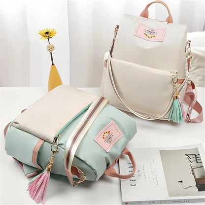 New High Quality Women's Shoulder Bag Large Capacity Oxford Cloth Bags Ladies Backpack Woman Color Tote Women Shoulder Backpacks Good Vibrations Adult Super Store
