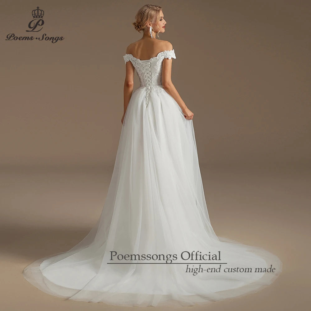 Romantic Wedding Dresses for women with Floral Appliques Floral Embroidered Details for a Dreamy Wedding vestidos de novia Good Vibrations