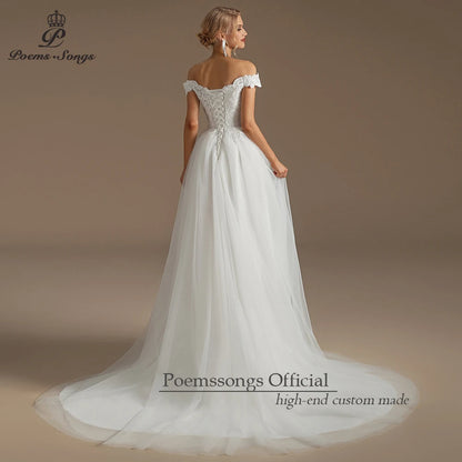 Romantic Wedding Dresses for women with Floral Appliques Floral Embroidered Details for a Dreamy Wedding vestidos de novia Good Vibrations