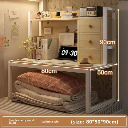 Bed computer desk bookshelf bedside table Good Vibrations