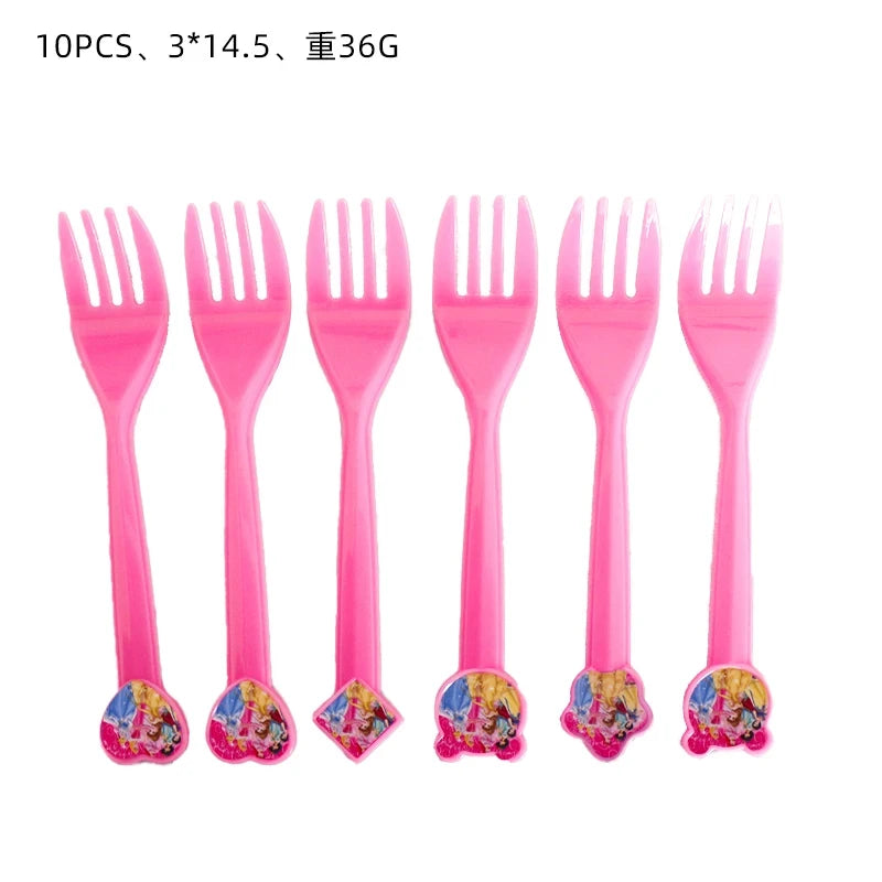 Princess Party Decorations Kids Girls Birthday Supplies Include Paper Cup Plate Napkin Balloon Banner Tablecloth Cake Topper Good Vibrations