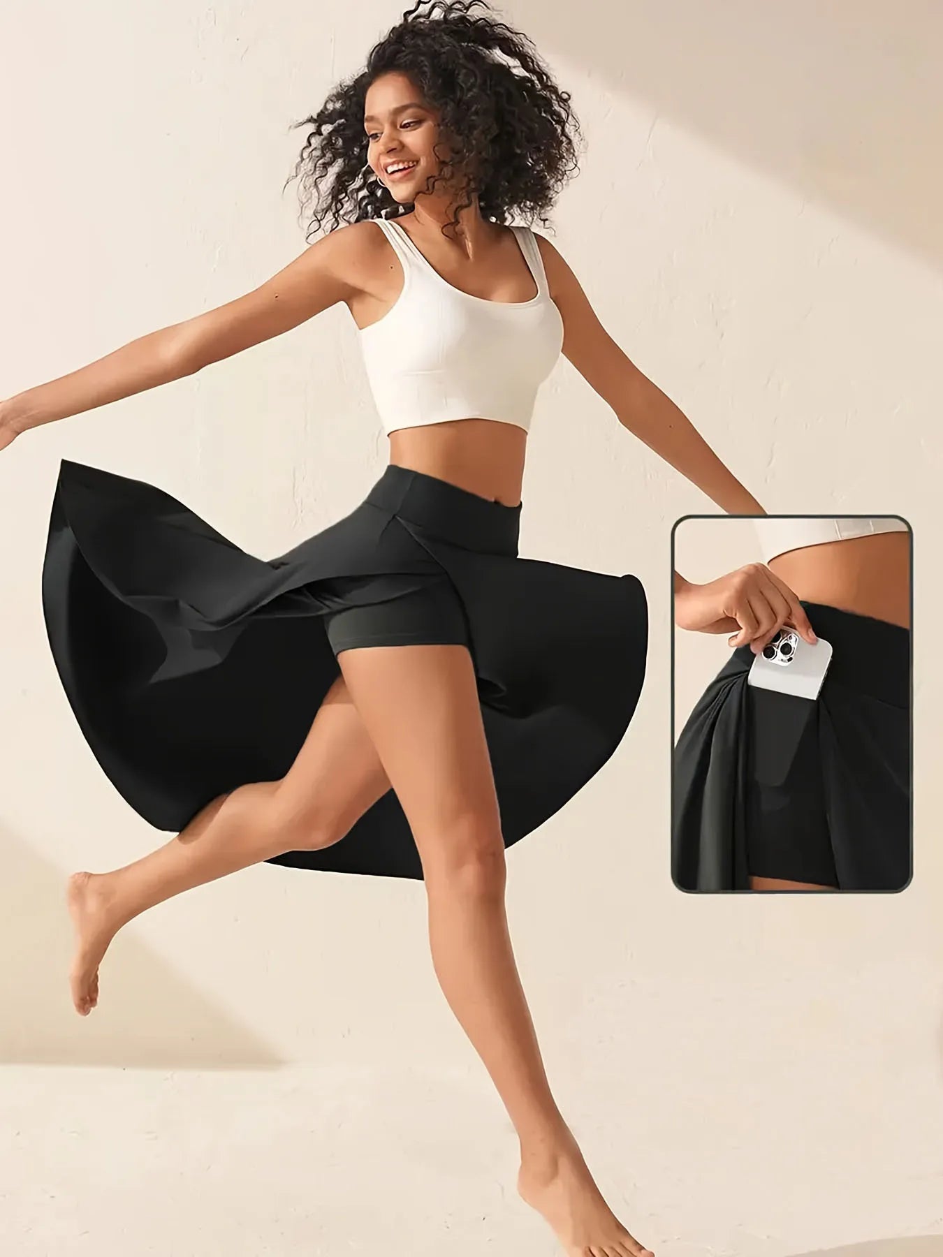 European and American women's dress with irregular temperament, elegant and fashionable solid color skirt Good Vibrations