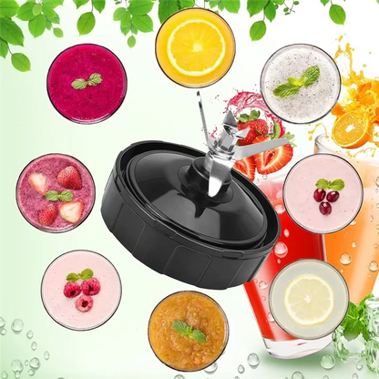 B89B-7 Fins Blender Blade For Ninja BN401 BN751 BN801 BL450-30 BL480-30, For Ninja Blender Replacement Parts Good Vibrations