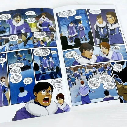 Avatar:The Last Airbender Season 1 Nine books + Season 2 Nine books English book American comics Action comedy fantasy story Good Vibrations