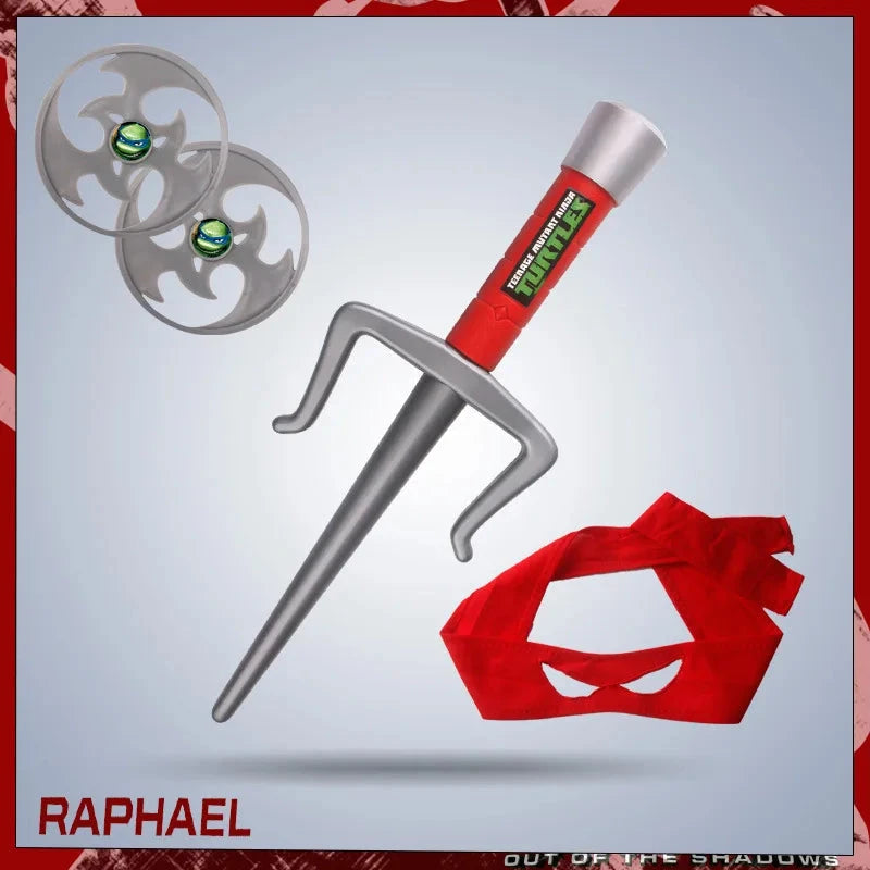 Teenage Ninja Turtles Eye Mask Nunchaku Darts Knife And Knife Can Anime Cosplay Wear Children's Performance Weapons Props Gifts Good Vibrations