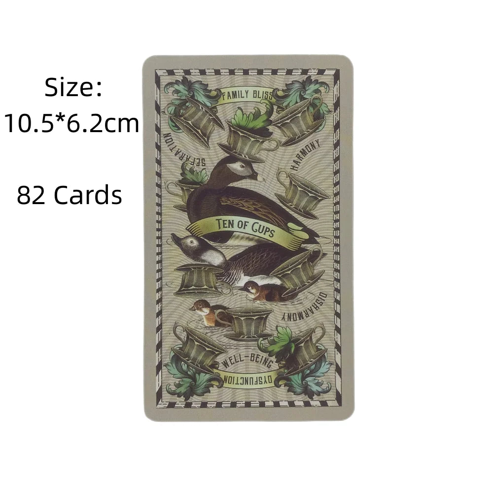 5 Cent Tarot Cards A 82 Deck Oracle English Visions Divination Edition Borad Past Present Future Playing Games