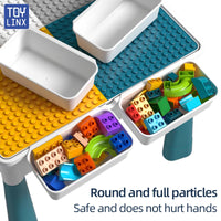 Large Size Blocks Compatible with Large Classic Blocks, Water Table,Sand Table and Blocks Table for Kids Activity Good Vibrations