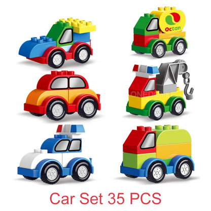 NEW Big Building Blocks For Toddlers Baby Large Classic Building Bricks Set Toys Kids Christmas Gift Compatible With Major Brand Good Vibrations
