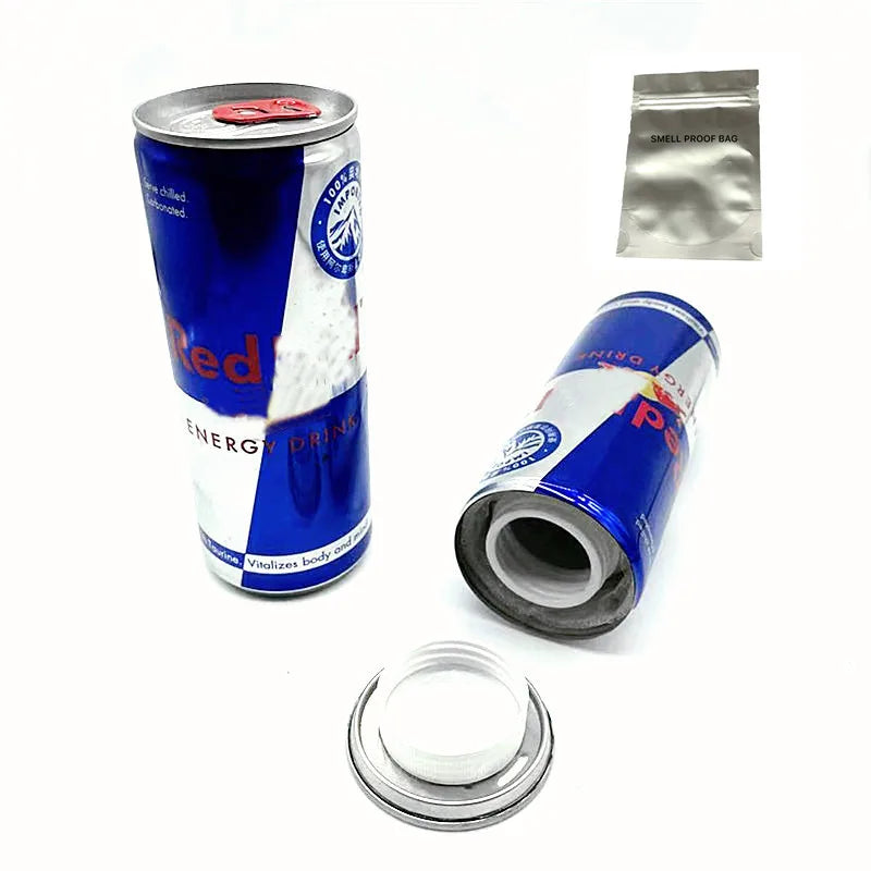 Creative Private Money Box in the form of a drink can with a hidden storage compartment.