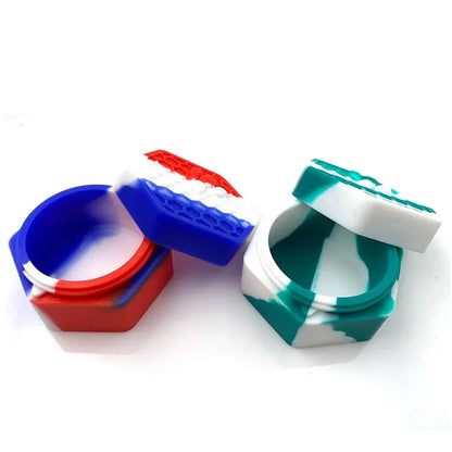 Wax Jar Silicone Box Bee Style for Oil Cream Box Easy To Hold and Carry Herb Container GOOD Vibrations Adult Super Store