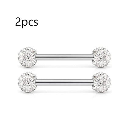 14G Tongue Rings Nipple Rings Surgical Steel Barbell Nipplering Body Piercing Jewelry for Women Men 12MM 14MM 16MM 18MM Bar Leng Good Vibrations Adult Super Store