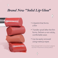 Flower Knows Lipstick Swan Ballet Lip Gloss Mirror Moisturizing Long-lasting Lip Glaze Nostickcup Nourishing  3.5g Good Vibrations