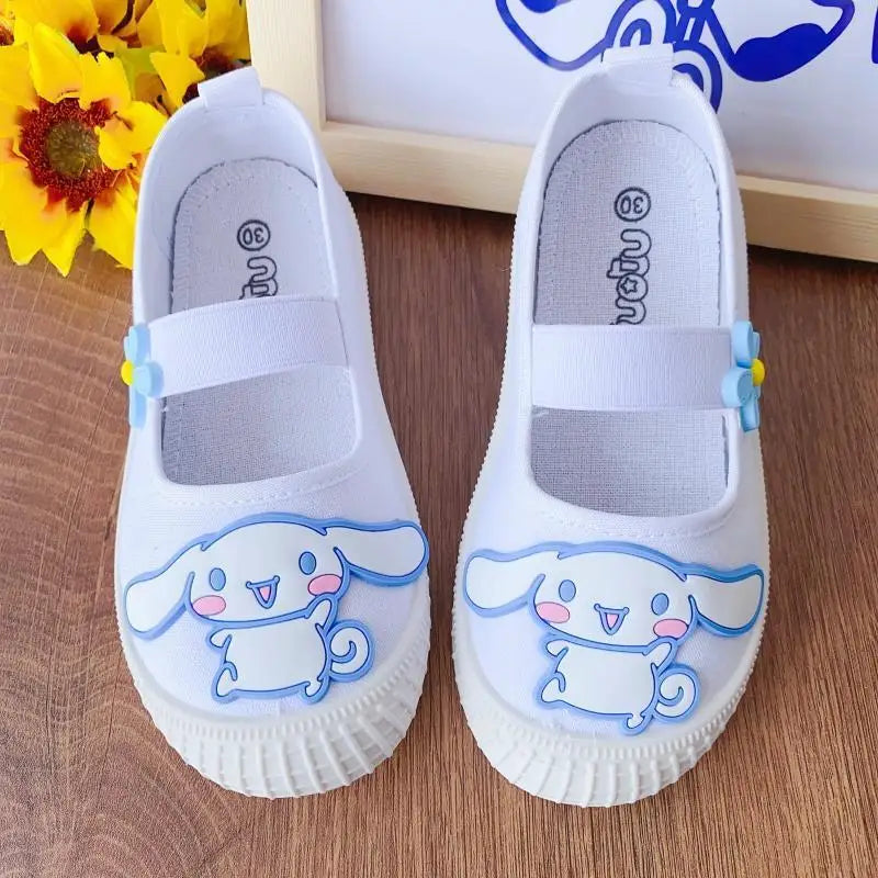 Sanrio series Kuromi My melody girl cute fashion cartoon creative exquisite comfortable soft sole casual sports canvas shoes Good Vibrations