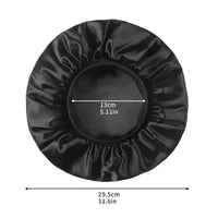 6Pcs Women No-Heat Curly Hair Stick Satin Sleep Cap Set Hair Clip and Ring Comb Sponge Hair Curler Suitable for All Hair Types Good Vibrations