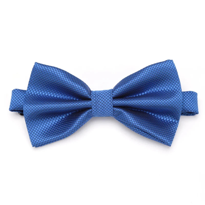 Men Bowties Solid Color Butterfly Wedding Necktie for Boys Girls Candy Bowknot Accessories Plaids Multicolor Adjust Neck Bow Tie Good Vibrations